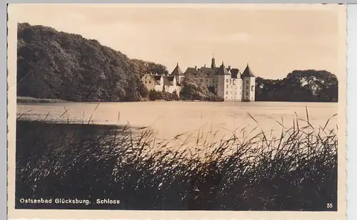 (84484) AK Ostseebad Glücksburg, Schloss, vor 1945