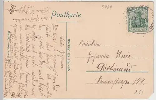 (84437) AK Bornhofen mit Sternberg u. Liebenstein, Bahnpost 1912