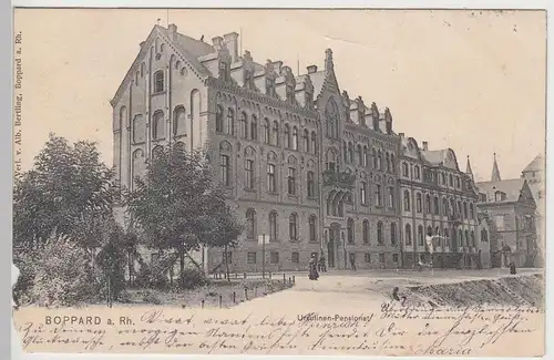 (84432) AK Boppard, Ursulinenpensionat 1906