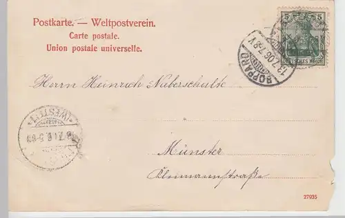 (84432) AK Boppard, Ursulinenpensionat 1906