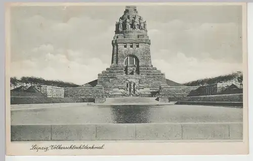 (84310) AK Leipzig, Völkerschlachtdenkmal 1938