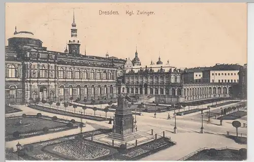 (84295) AK Dresden, Zwinger, Gemäldegalerie 1910