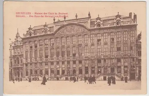 (84149) AK Brüssel, Bruxelles, Maison des Ducs de Brabant 1916