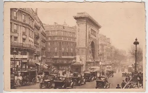 (84144) AK Paris, Porte Saint Denis 1930