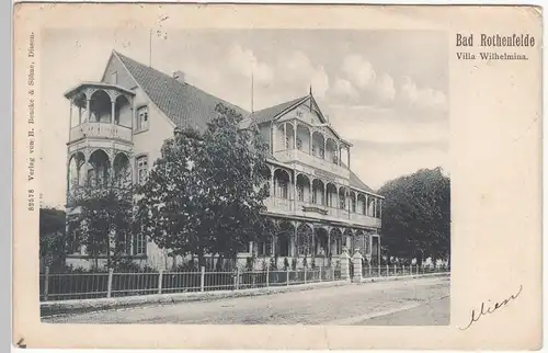 (84132) AK Bad Rothenfelde, Villa Wilhelmina, bis 1905