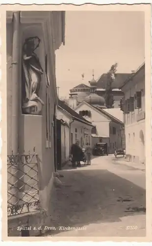 (84121) AK Spittal an der Drau, Kirchengasse 1938