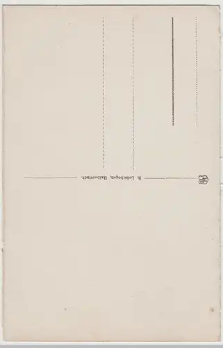 (83830) AK Halberstadt, Rathaus, Roland, aus Leporello, vor 1945