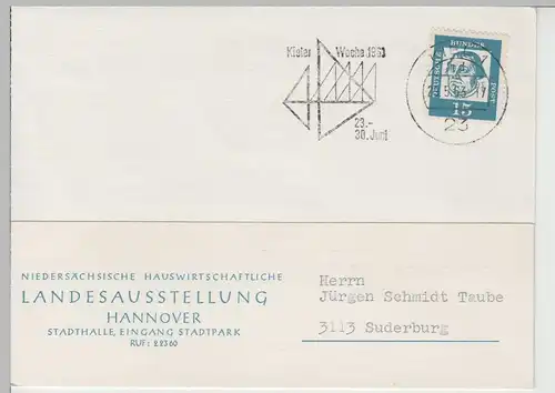 (83248) Postkarte Nieders. Hauswirtsch. Landesausstellung Hannover 1963