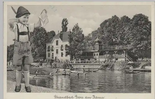 (82852) AK Gars am Kamp, Strandbad, 1939