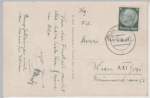 (82852) AK Gars am Kamp, Strandbad, 1939