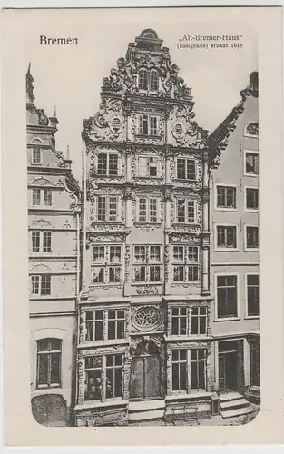 (82712) AK Bremen, Alt-Bremer-Haus (Essighaus), 1906