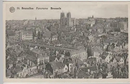 (82673) AK Brüssel, Bruxelles, Panorama 1935