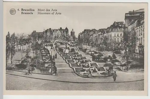(82672) AK Brüssel, Bruxelles, Le Mont des Arts, Kunstberg 1935
