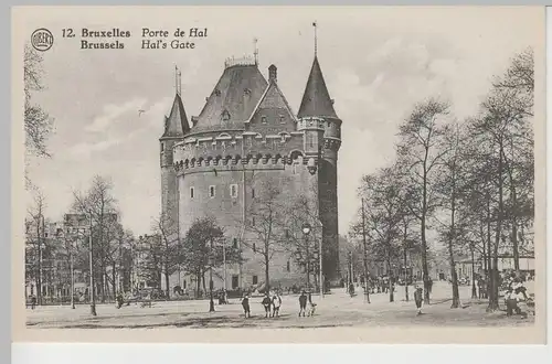 (82668) AK Brüssel, Bruxelles, Porte de Hal, Hallesches Tor 1935