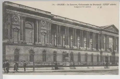 (82656) AK Paris, Louvre, Colonnade, vor 1945
