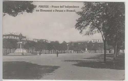 (82583) AK Firenze, Florenz, Piazza dell'Indipendenza 1911