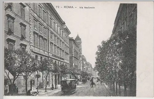 (82581) AK Rom, Roma, Via Nazionale, bis um 1905