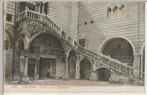 (82572) AK Verona, Scala della Ragione, bis um 1905