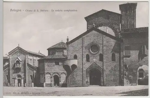 (82570) AK Bologna, Basilika Santo Stefano, vor 1945