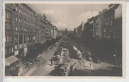 (82536) AK Prag, Praha, Wenzelsplatz, 1944