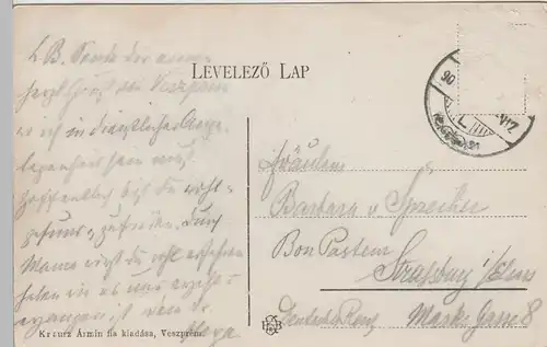 (82528) AK Veszprém, Várrészlet keletröl, vor 1945