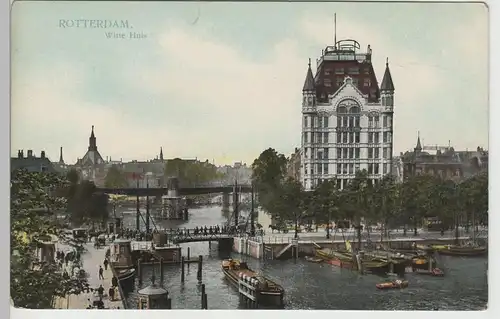 (82519) AK Rotterdam, Witte Huis, 1909