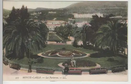 (82495) AK Monte-Carlo, Les Parterres, vor 1945