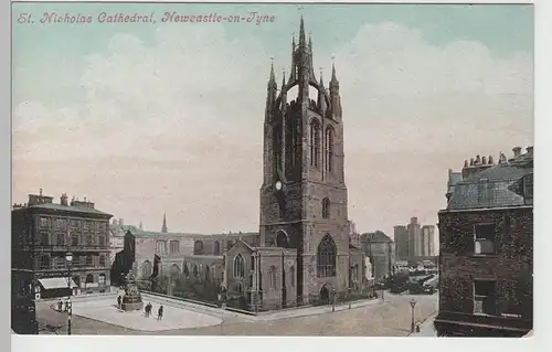 (82462) AK Newcastle-on-Tyne, St. Nicholas Cathedral, vor 1945