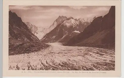 (82409) AK Chamonix-Mont-Blanc, La Mere de Glace, vor 1945