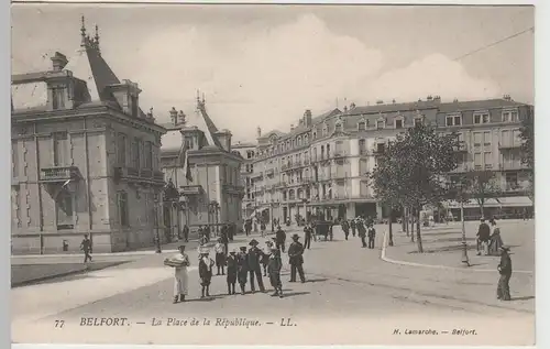 (82375) AK Belfort, La Place de la Republique, 1907