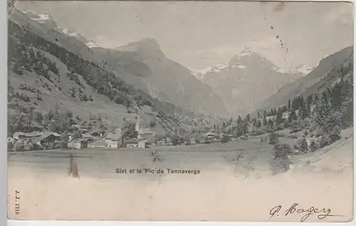 (82351) AK Sixt et le Pic de Tanneverge, 1902