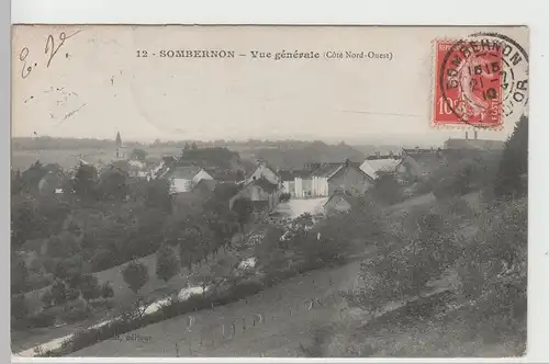 (82295) AK Sombernon, Panorama 1910