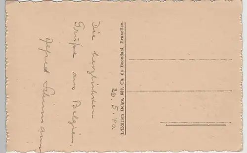 (82288) AK Tournai, Doornik, Pont des Trous, Kathedrale  1940