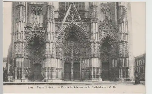 (82282) AK Tours, Indre-et-Loire, Kathedrale, Portal