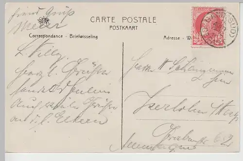 (82275) AK Gand, Gent, Ratskeller, Tuchhallen, Halle aux Draps 1910