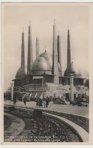 (82192) AK Brüssel, Bruxelles, Weltausstellung, Kathol. Pavillon 1935