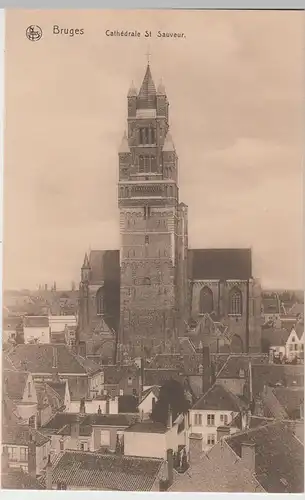 (82177) AK Bruges, Brügge, St.-Salvator-Kathedrale, vor 1945