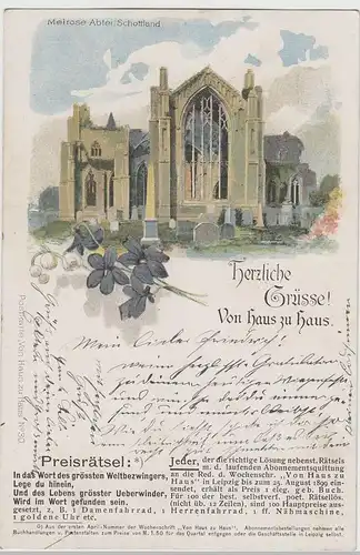 (82128) AK Melrose Abbey, um 1899
