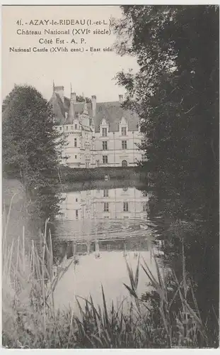 (82108) AK Azay le Rideau, Schloss, Château, vor 1945