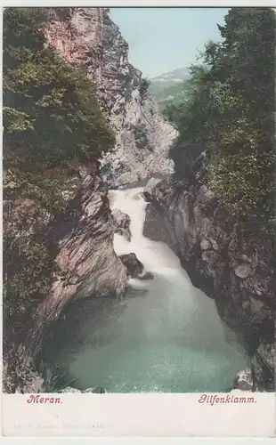 (82087) AK Meran, Merano, Gilfenklamm, bis um 1905