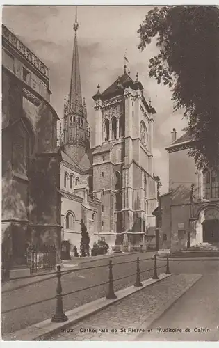 (82039) AK Genf, Genève, Kathedrale St. Peter, vor 1945