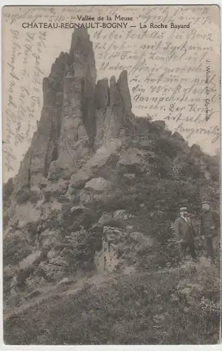 (82028) AK Château Regnault Bogny, La Roche Bayard 1914