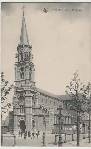 (81988) AK Roulers, Roeselare, Sint Amandskerk, vor 1945