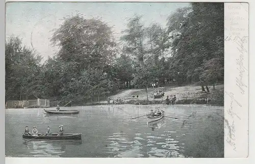 (81596) AK Gruss vom Liepnitzsee bei Bernau, 1905