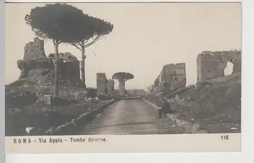 (81575) AK Rom, Roma, Via Appia - Tombe diverse, 1900 - 1905