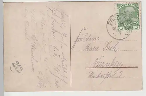 (81558) AK Franzensbad, Františkovy Lázně, Totale 1911