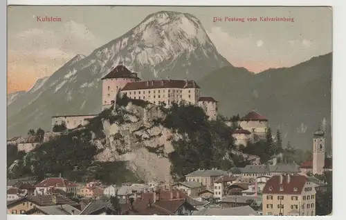 (81533) AK Kufstein, Festung vom Kalvarienberg, 1908