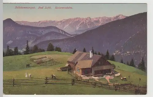 (81521) AK Bad Ischl, Hoisenradalm, 1919