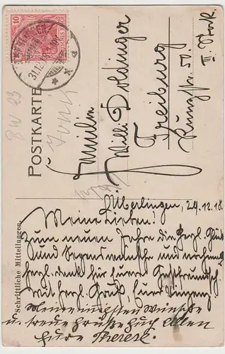 (81140) AK Überlingen, Bodensee, Münster St. Nikolaus 1918