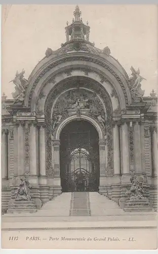 (81069) AK Paris, Porte Monumentale du Grand Palais, vor 1945